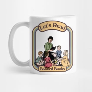 Let's Read Banned Books Mug